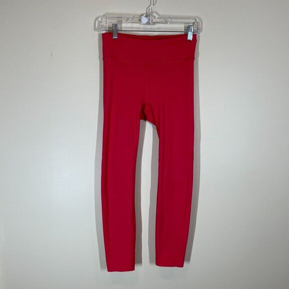 Outdoor Voices Women's Move Free (TechSweat) 7/8 Leggings in Scarlet Size S - Picture 1 of 8